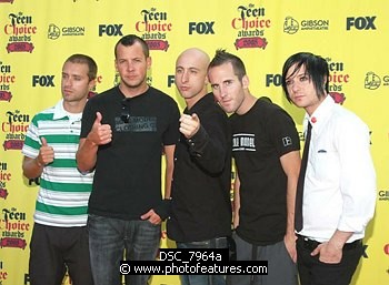 Photo of Simple Plan<br>at the 2005 Teen Choice Awards at the Gibson Amphitheatre in Universal City, August 14th 2005. Photo by Chris Walter/Photofeatures. , reference; DSC_7964a