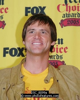 Photo of Jim Carrey in the Press Room at 2005 Teen Choice Awards at Gibson Amphitheatre in Universal City, California, August 14th 2005. Photo by Chris Walter/Photofeatures , reference; DSC_8099a