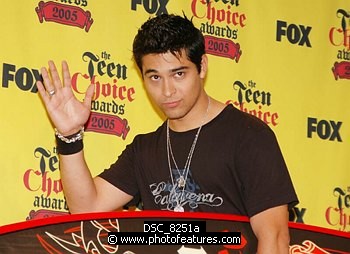 Photo of Wilmer Valderrama in the Press Room at 2005 Teen Choice Awards at Gibson Amphitheatre in Universal City, California, August 14th 2005. Photo by Chris Walter/Photofeatures , reference; DSC_8251a