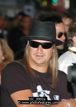 Photo of Kid Rock at  Arrivals for 2005 World Music Awards  at Kodak Theatre in Hollywood. 8-31-2005.<br>Photo by Chris Walter/Photofeatures , reference; DSC_8902a