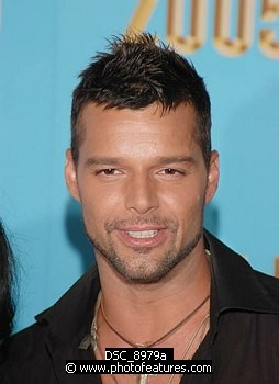 Photo of Ricky Martin at  Arrivals for 2005 World Music Awards  at Kodak Theatre in Hollywood. 8-31-2005.<br>Photo by Chris Walter/Photofeatures , reference; DSC_8979a