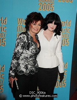 Photo of Sharon Osbourne and Kelly Osbourne at  Arrivals for 2005 World Music Awards  at Kodak Theatre in Hollywood. 8-31-2005.<br>Photo by Chris Walter/Photofeatures , reference; DSC_9006a