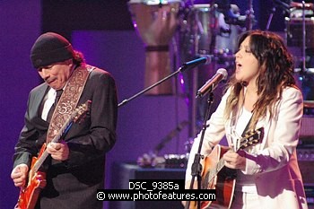 Photo of Carlos Santana and Michelle Branch  , reference; DSC_9385a