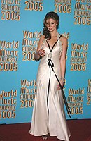 Photo of Delta Goodrem at  Arrivals for 2005 World Music Awards  at Kodak Theatre in Hollywood. 8-31-2005.<br>Photo by Chris Walter/Photofeatures