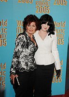 Photo of Sharon Osbourne and Kelly Osbourne at  Arrivals for 2005 World Music Awards  at Kodak Theatre in Hollywood. 8-31-2005.<br>Photo by Chris Walter/Photofeatures