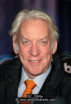 Photo of Donald Sutherland at the 2006 ABC Network Party at The Wind Tunnel in Pasadena, January 21st 2006.<br>Photo by Chris Walter/Photofeatures , reference; DSC_3264a