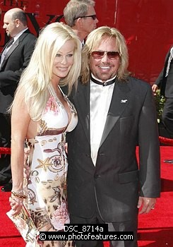 Photo of Vince Neil and Wife Lia Gerardini , reference; DSC_8714a