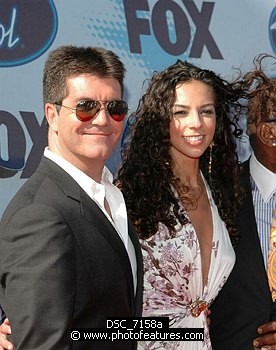 Photo of Simon Cowell and Terri Seymour , reference; DSC_7158a