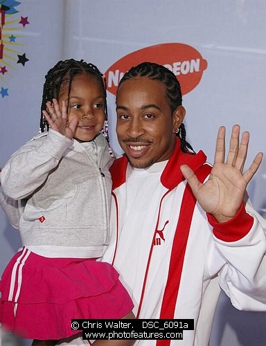 Photo of Ludacris  Chris Bridges and daughter Karma Bridges , reference; DSC_6091a