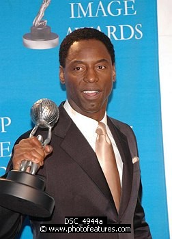 Photo of Isaiah Washington at the 37th Annual NAACP Image Awards at the Shrine Auditorium in Los Angeles, February 25th 2006<br>Photo by Chris Walter/Photofeatures , reference; DSC_4944a