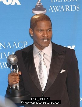 Photo of Jamie Foxx at the 37th Annual NAACP Image Awards at the Shrine Auditorium in Los Angeles, February 25th 2006<br>Photo by Chris Walter/Photofeatures , reference; DSC_4995a