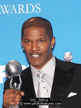 Photo of Jamie Foxx at the 37th Annual NAACP Image Awards at the Shrine Auditorium in Los Angeles, February 25th 2006<br>Photo by Chris Walter/Photofeatures , reference; DSC_5001a