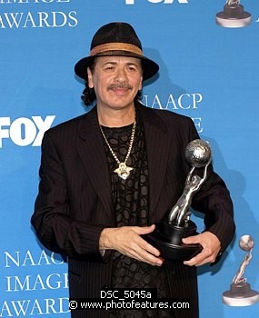 Photo of Carlos Santana at the 37th Annual NAACP Image Awards at the Shrine Auditorium in Los Angeles, February 25th 2006<br>Photo by Chris Walter/Photofeatures , reference; DSC_5045a