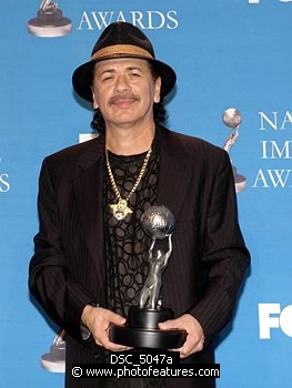 Photo of Carlos Santana at the 37th Annual NAACP Image Awards at the Shrine Auditorium in Los Angeles, February 25th 2006<br>Photo by Chris Walter/Photofeatures , reference; DSC_5047a