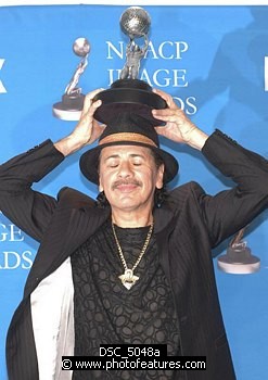 Photo of Carlos Santana at the 37th Annual NAACP Image Awards at the Shrine Auditorium in Los Angeles, February 25th 2006<br>Photo by Chris Walter/Photofeatures , reference; DSC_5048a