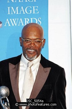Photo of Samuel L. Jackson at the 37th Annual NAACP Image Awards at the Shrine Auditorium in Los Angeles, February 25th 2006<br>Photo by Chris Walter/Photofeatures , reference; DSC_5054a