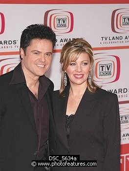 Photo of Donny Osmond and wife Debbie , reference; DSC_5634a