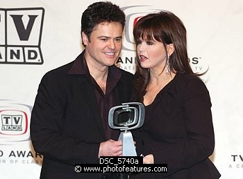 Photo of Donny Osmond and Marie Osmond , reference; DSC_5740a