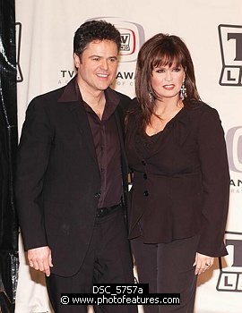 Photo of Donny Osmond and Marie Osmond , reference; DSC_5757a