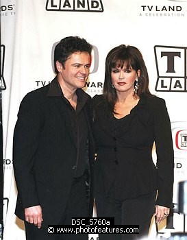 Photo of Donny Osmond and Marie Osmond , reference; DSC_5760a