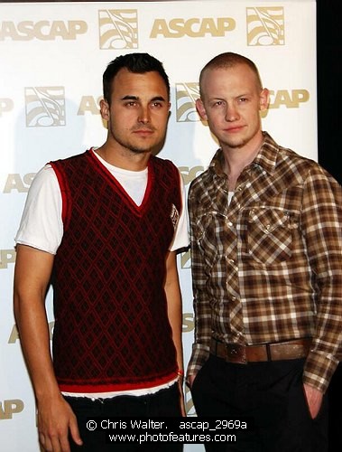 Photo of The Fray  Isaac Slade and Joe King<br>at the 2007 ASCAP Pop Awards at Kodak Theatre in Hollywood, April 18th 2007.<br>Photo by Chris Walter/Photofeatures , reference; ascap_2969a