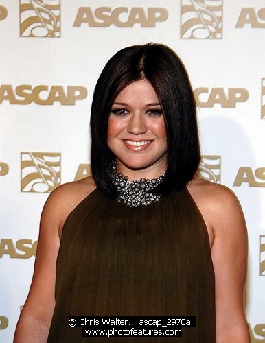Photo of Kelly Clarkson<br>at the 2007 ASCAP Pop Awards at Kodak Theatre in Hollywood, April 18th 2007.<br>Photo by Chris Walter/Photofeatures , reference; ascap_2970a
