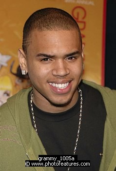 Photo of Chris Brown<br>at the 49th Annual (2007) Grammy Awards Nominations at Music Box in Holywood, December 7th 2006.<br>Photo by Chris Walter/Photofeatures , reference; grammy_1005a