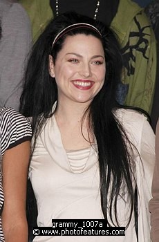 Photo of Amy Lee of Evanescence<br>at the 49th Annual (2007) Grammy Awards Nominations at Music Box in Holywood, December 7th 2006.<br>Photo by Chris Walter/Photofeatures , reference; grammy_1007a