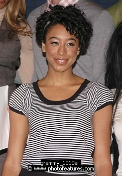 Photo of Corinne Bailey Rae<br>at the 49th Annual (2007) Grammy Awards Nominations at Music Box in Holywood, December 7th 2006.<br>Photo by Chris Walter/Photofeatures , reference; grammy_1010a