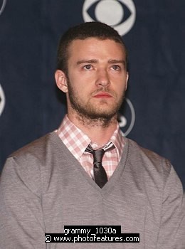 Photo of Justin Timberlake<br>at the 49th Annual (2007) Grammy Awards Nominations at Music Box in Holywood, December 7th 2006.<br>Photo by Chris Walter/Photofeatures , reference; grammy_1030a