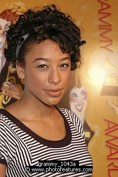 Photo of Corinne Bailey Rae<br>at the 49th Annual (2007) Grammy Awards Nominations at Music Box in Holywood, December 7th 2006.<br>Photo by Chris Walter/Photofeatures , reference; grammy_1043a