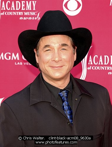 Photo of 2008 ACM Awards by Chris Walter , reference; clint-black-acm08_9630a,www.photofeatures.com