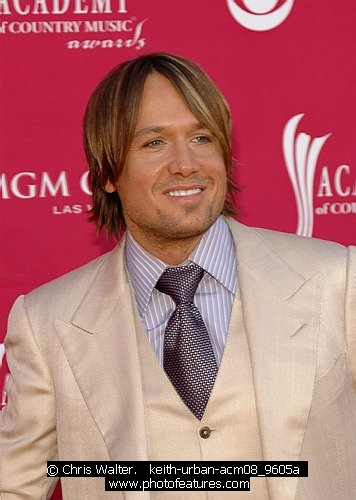 Photo of 2008 ACM Awards by Chris Walter , reference; keith-urban-acm08_9605a,www.photofeatures.com