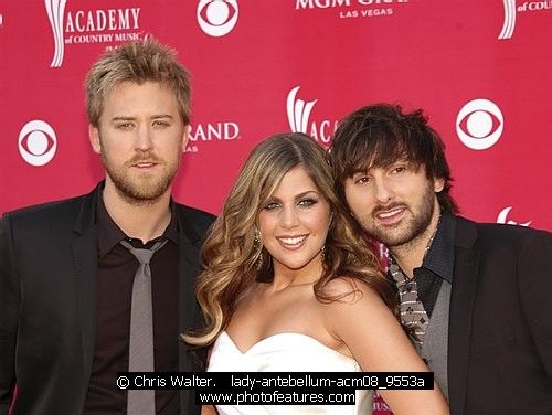 Photo of 2008 ACM Awards by Chris Walter , reference; lady-antebellum-acm08_9553a,www.photofeatures.com