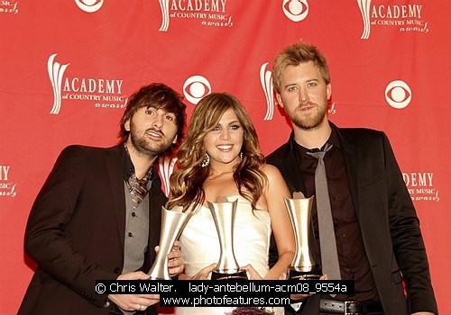 Photo of 2008 ACM Awards by Chris Walter , reference; lady-antebellum-acm08_9554a,www.photofeatures.com