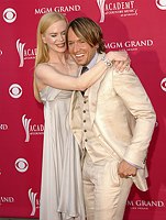 Photo of Nicole Kidman and Keith Urban at the 2008 ACM Awards at MGM Grand in Las Vegas, May 18 2008.