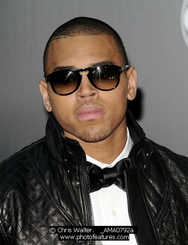 Photo of Chris Brown at the 2008 American Music Awards at the Nokia Theatre, Los Angeles on 23rd November 2008. , reference; _AMA0792a