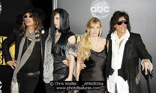 Photo of Aerosmith - Steven Tyler and Joe Perry at the 2008 American Music Awards at the Nokia Theatre, Los Angeles on 23rd November 2008. , reference; _AMA0816a