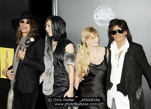 Photo of Aerosmith - Steven Tyler and Joe Perry at the 2008 American Music Awards at the Nokia Theatre, Los Angeles on 23rd November 2008. , reference; _AMA0818a