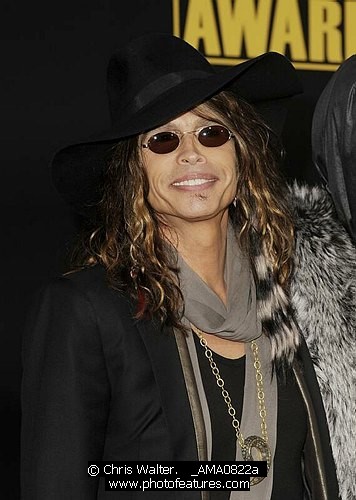 Photo of Aerosmith - Steven Tyler  at the 2008 American Music Awards at the Nokia Theatre, Los Angeles on 23rd November 2008. , reference; _AMA0822a