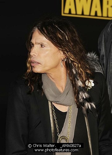 Photo of Aerosmith - Steven Tyler  at the 2008 American Music Awards at the Nokia Theatre, Los Angeles on 23rd November 2008. , reference; _AMA0827a