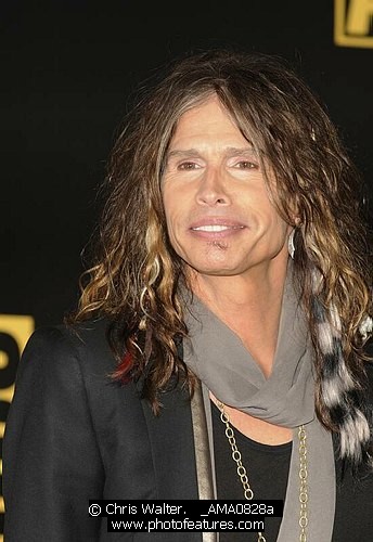 Photo of Aerosmith - Steven Tyler  at the 2008 American Music Awards at the Nokia Theatre, Los Angeles on 23rd November 2008. , reference; _AMA0828a