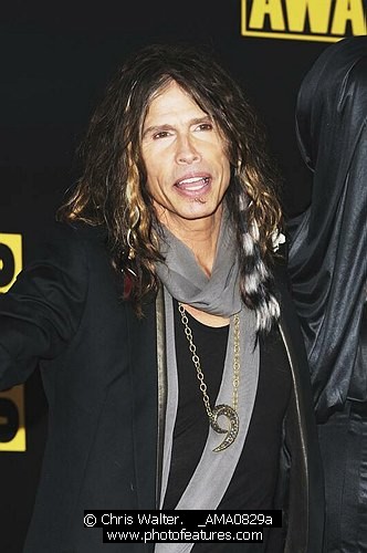 Photo of Aerosmith - Steven Tyler  at the 2008 American Music Awards at the Nokia Theatre, Los Angeles on 23rd November 2008. , reference; _AMA0829a