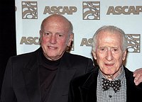 Photo of Mike Stoller and Jerry Leiber  (songwriters) at the 2008 ASCAP Pop Music Awards at the Kodak Theatre in Hollywood, California.<br>Photo by Chris Walter/Photofeatures