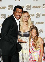 Photo of Lionel Richie and daughters Nicole Richie abd Sophie Richieat the 2008 ASCAP Pop Music Awards at the Kodak Theatre in Hollywood, California.<br>Photo by Chris Walter/Photofeatures
