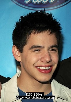 Photo of David Archuleta at the 2008 American Idol Final Show at the Nokia Theatre in Los Angeles, May 20th 2008.<br>Photo by Chris Walter/Photofeatures , reference; DSC_9884a