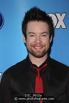 Photo of David Cook at the 2008 American Idol Final Show at the Nokia Theatre in Los Angeles, May 20th 2008.<br>Photo by Chris Walter/Photofeatures , reference; DSC_9910a