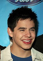 Photo of David Archuleta at the 2008 American Idol Final Show at the Nokia Theatre in Los Angeles, May 20th 2008.<br>Photo by Chris Walter/Photofeatures