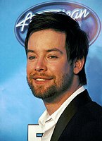 Photo of David Cook at the American Idol Season 7 Grand Finale on May 21, 2008 at Nokia Theatre in Los Angeles.<br>Photo by Chris Walter/Photofeatures