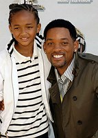 Photo of Will Smith and son Jaden Smith arriving at the 2008 MTV Movie Awards at the Gibson Amphitheatre in Los Angeles, June 1st 2008.<br>Photo by Chris Walter/Photofeatures
